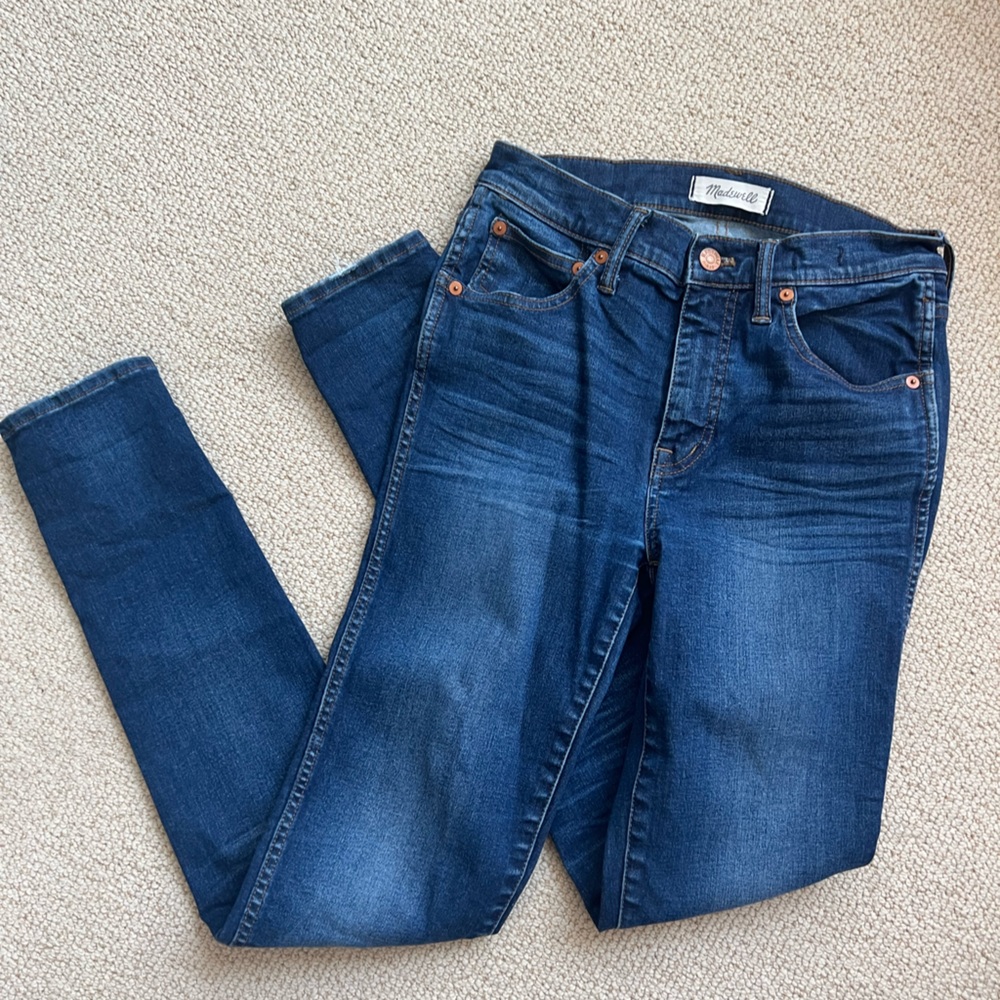 Madewell high rise skinny jeans